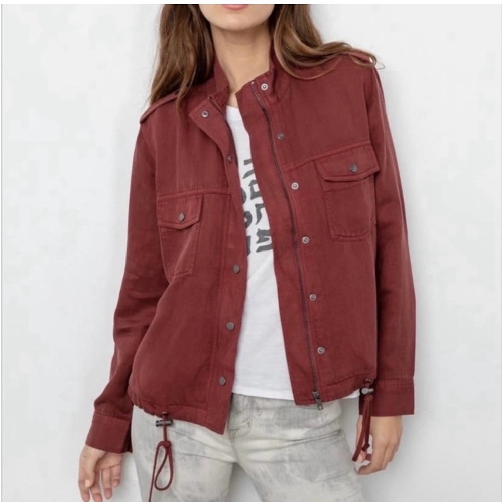 Rails Maverick utility Jacket oxblood xs